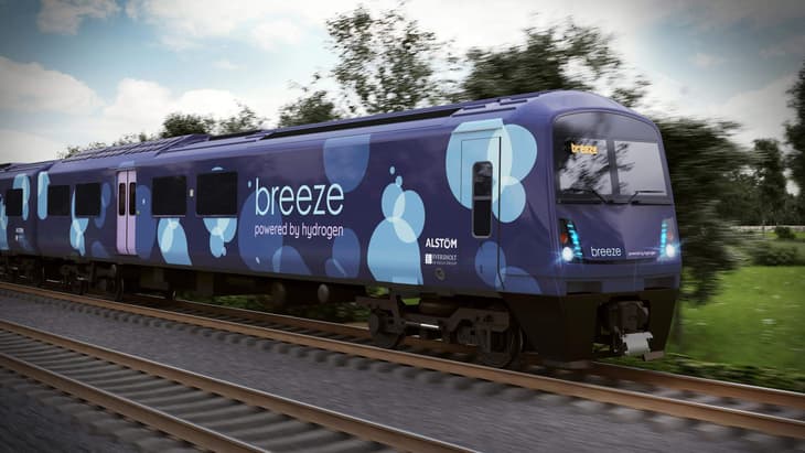 UK hydrogen train industry receives major investment