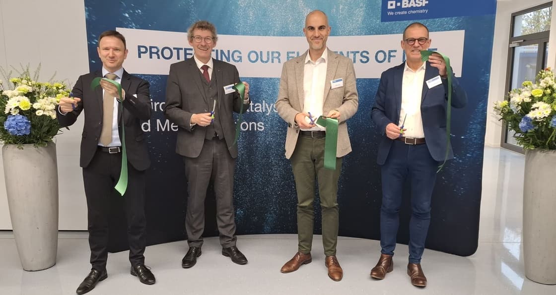 BASF ECMS opens factory designed to cut electrolyser and fuel cell component costs