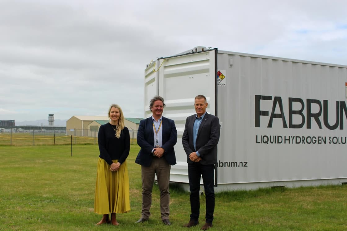 Fabrum opens liquid hydrogen testing facility at Christchurch Airport
