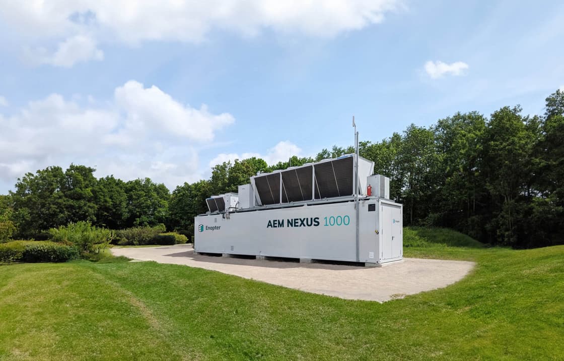 Enapter enhances hydrogen production with integrated battery storage in electrolysers