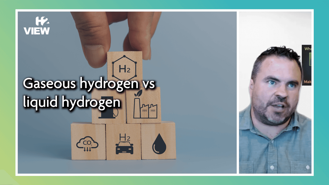 Video: Gaseous hydrogen vs liquid hydrogen