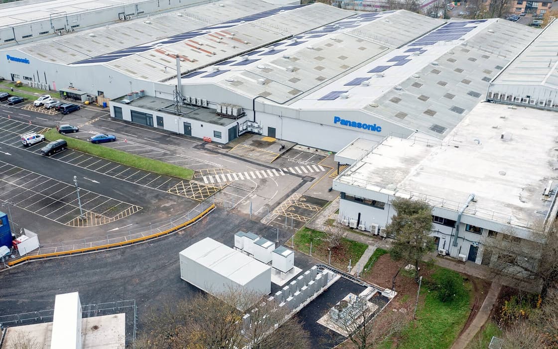 Panasonic opens renewable-powered factory in Cardiff with hydrogen integration