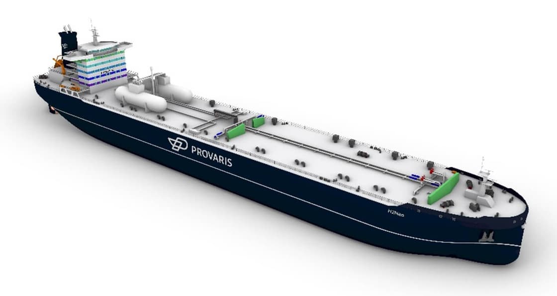 Provaris’ H2Neo carriers to deliver 42,500 tonnes of Nordic hydrogen to Uniper