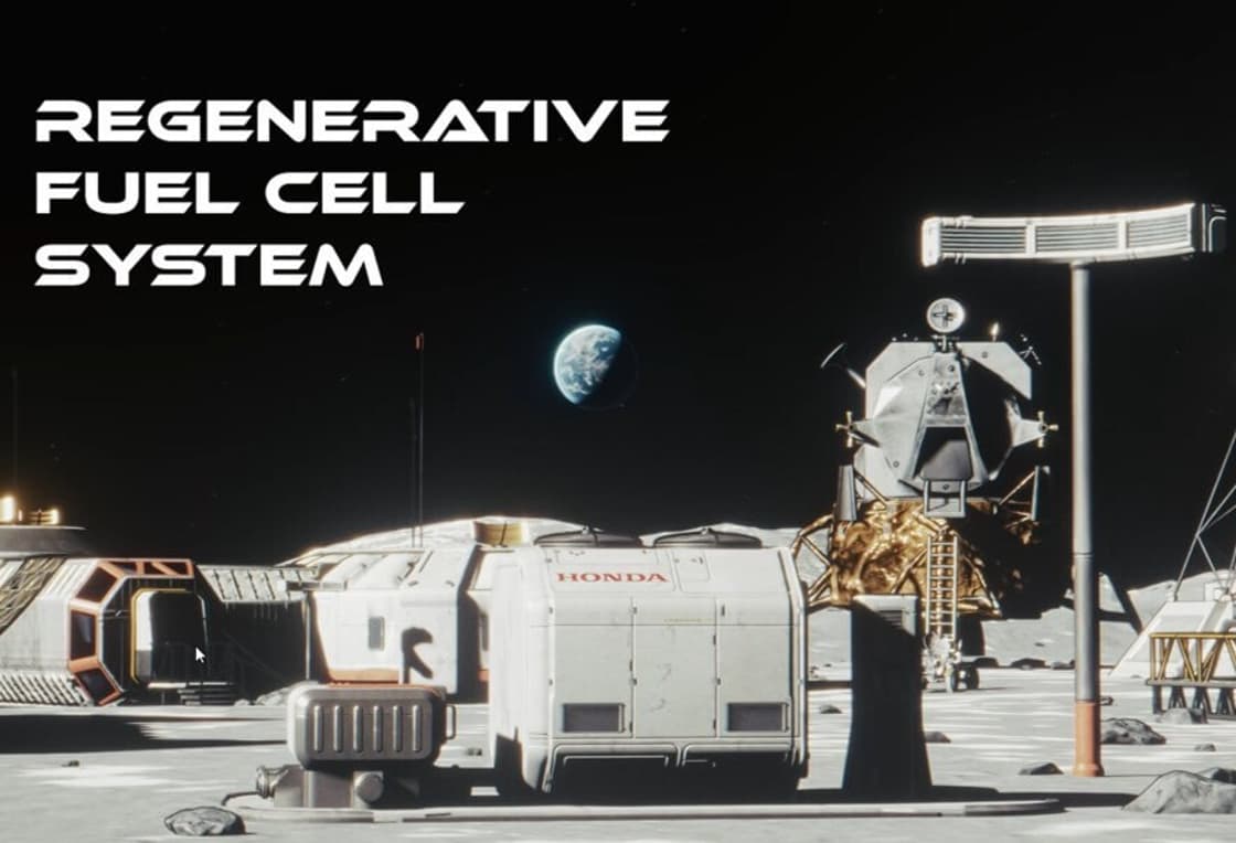 Honda to test hydrogen fuel cell tech for lunar missions aboard the ISS