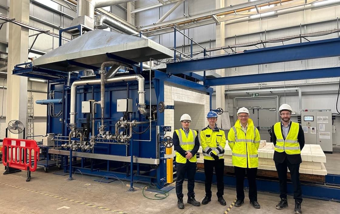 UK fuel swtiching trial ‘successfully’ uses hydrogen to fire ceramic products