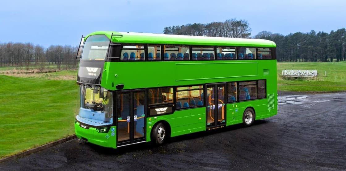 Wrightbus unveils new hydrogen double-decker with more efficiency and lower costs