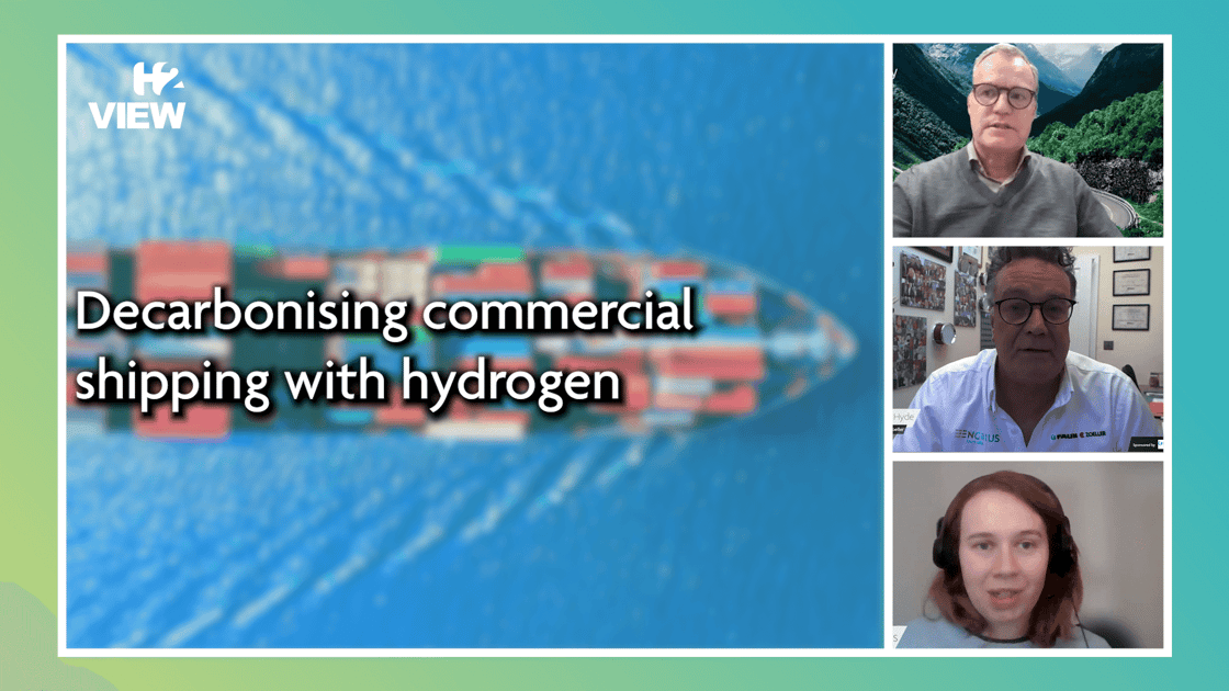 Video: Decarbonising commercial shipping with hydrogen