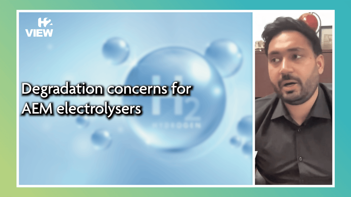 Video: Degradation concerns for AEM electrolysers