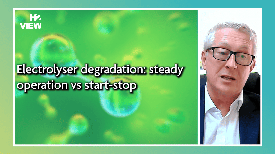 Video: Electrolyser degradation: steady operation vs start-stop