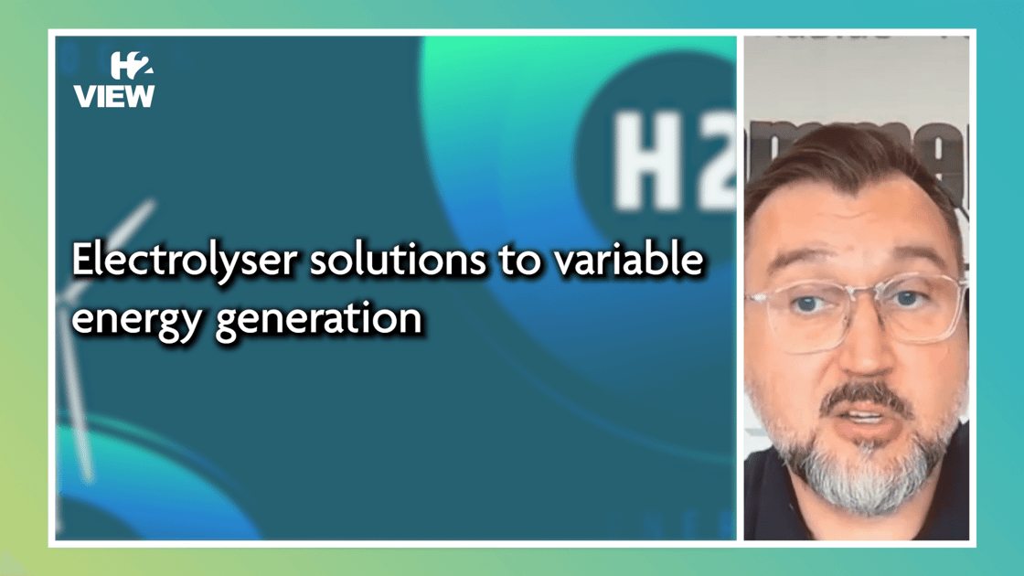 Video: Electrolyser solutions to variable energy generation