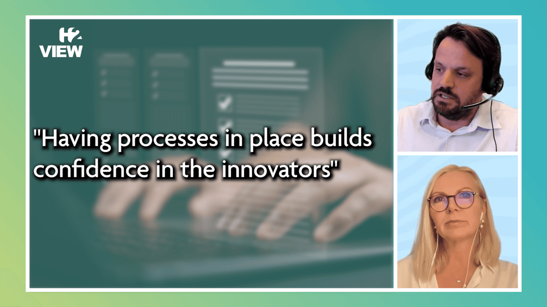Video: “Having processes in place builds confidence in the innovators”