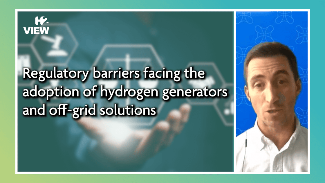 Video: Regulatory barriers facing the adoption of hydrogen generators and off-grid solutions