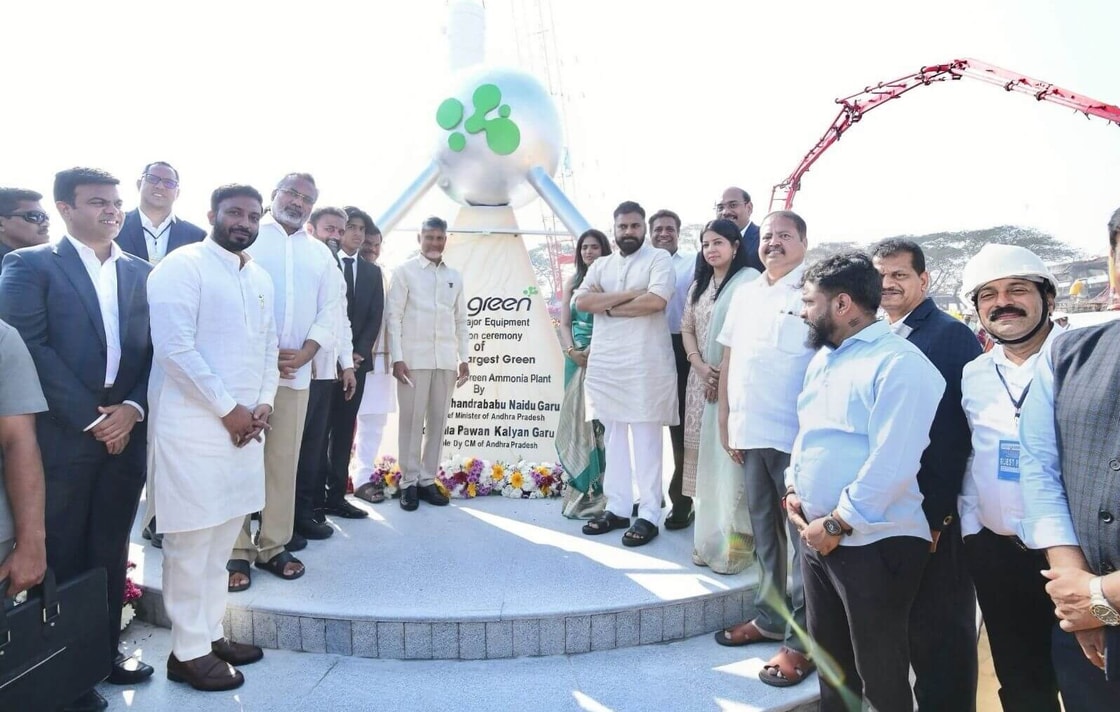 AM Green breaks ground on huge Indian green hydrogen-based ammonia plant