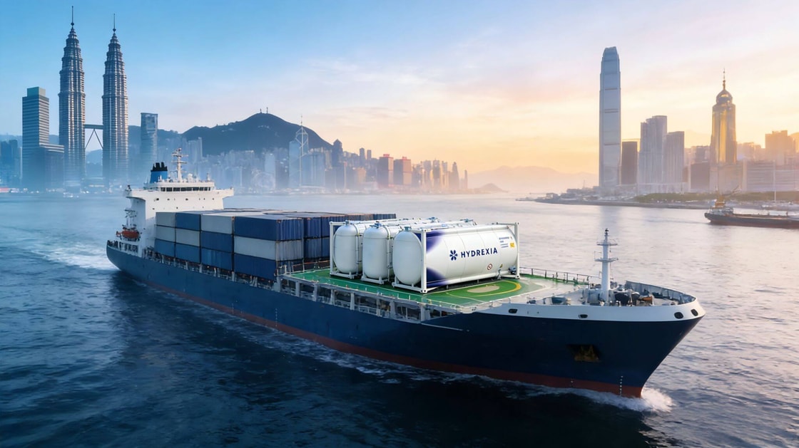 Hydrexia concludes first regional solid-state hydrogen maritime trial