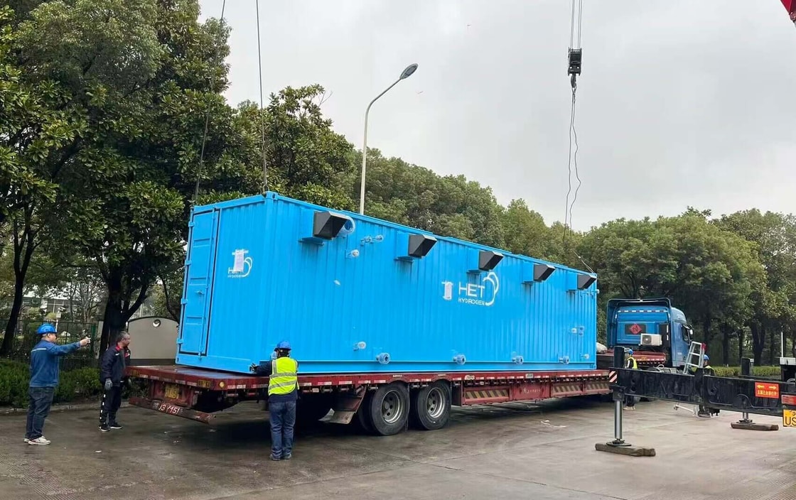 Horizon subsidiary delivers 5MW AEM electrolyser to customer site