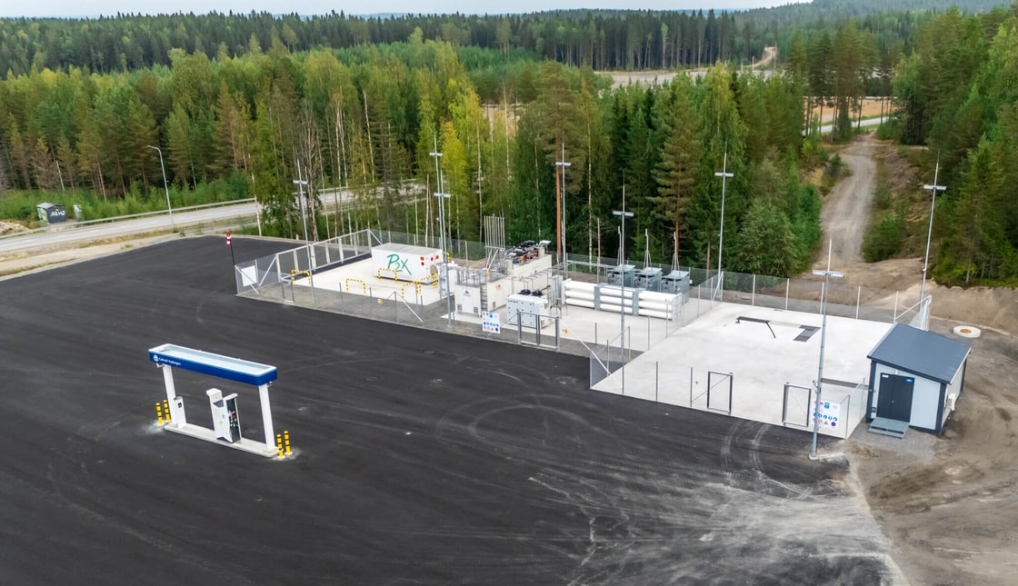 Installation begins on 1MW electrolyser at Finnish hydrogen refuelling station