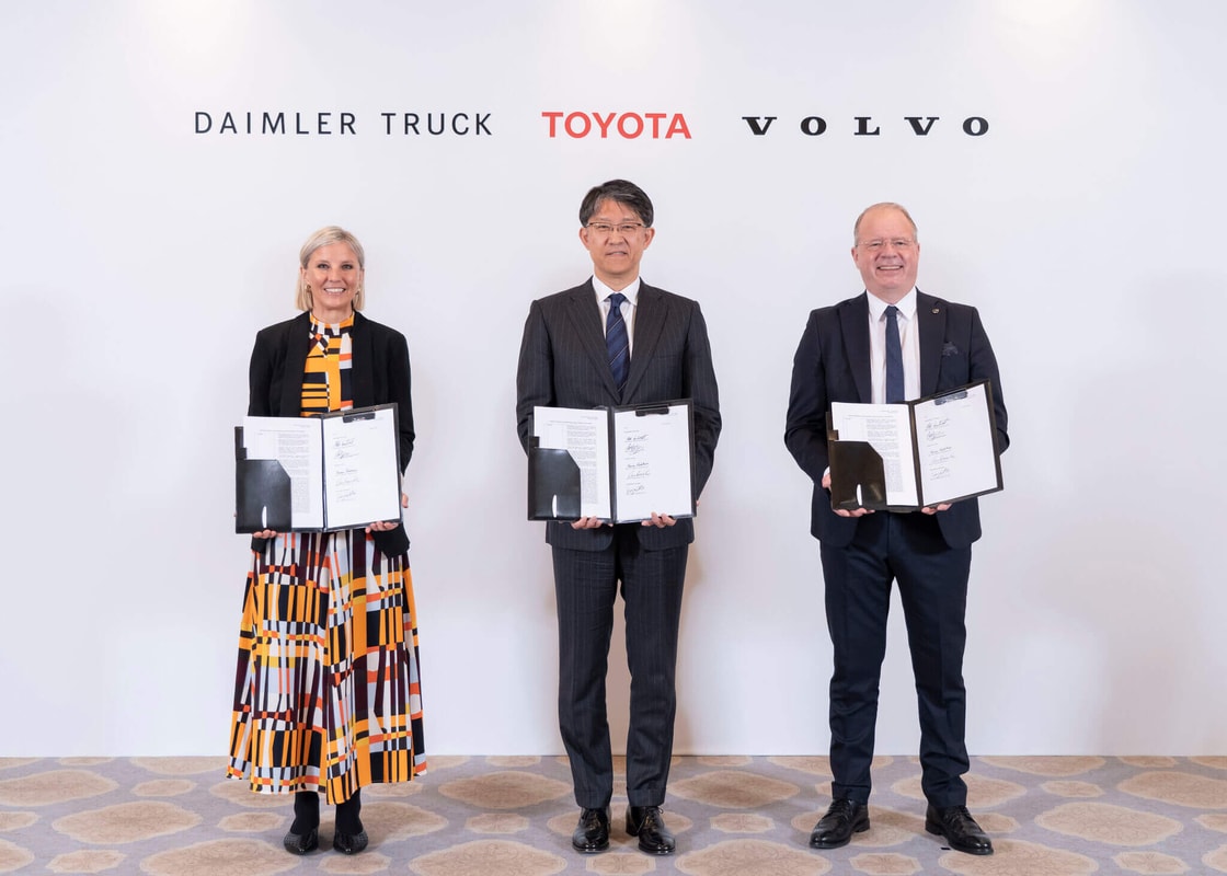 Toyota plans to buy into Volvo and Daimler’s hydrogen fuel cell JV