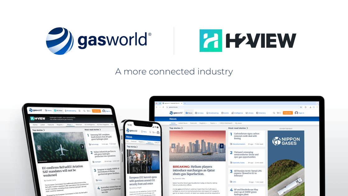 H2 View to join gasworld under unified industrial gas and hydrogen platform