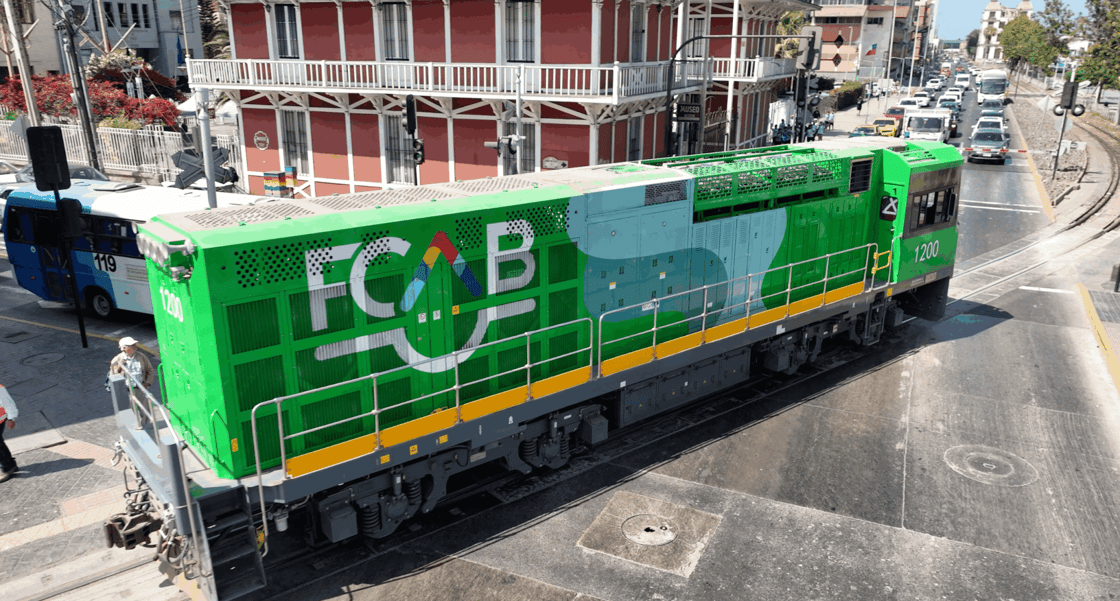 FCAB begins testing Latin America’s first hydrogen freight locomotive