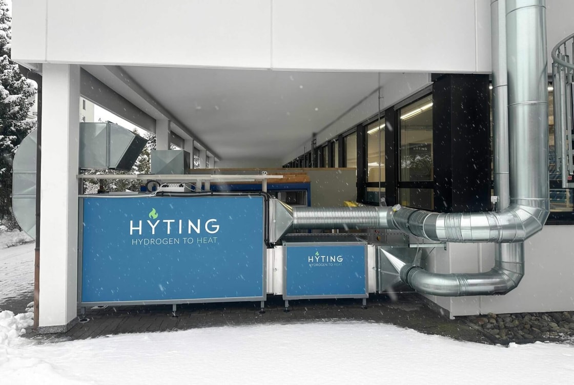 Hydrogen air heating system installed at industrial site to meet peak demand