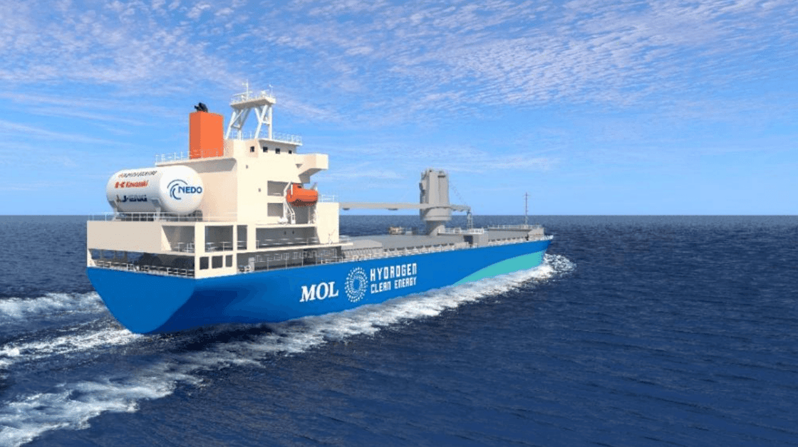 Japanese group trials ‘world first’ hydrogen-fuelled ship engine