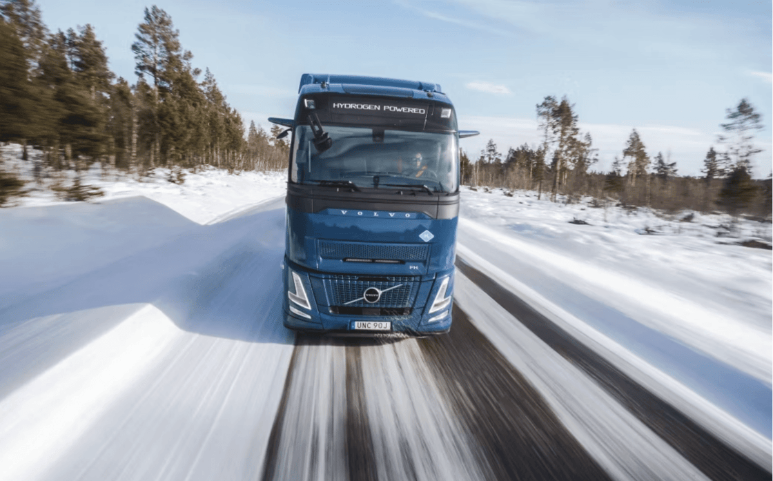 Volvo launches road trials for hydrogen engine trucks