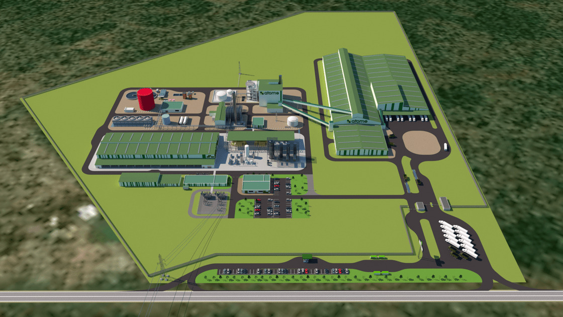 Atome’s green hydrogen fertiliser project gains $200m debt boost as FID nears