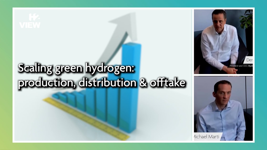 Video | Scaling green hydrogen: production, distribution & offtake