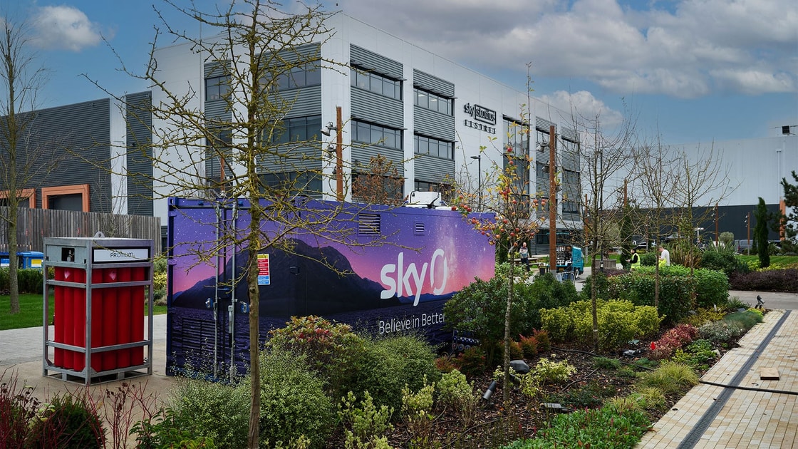 Sky trials hybrid hydrogen fuel cell battery system for film and TV