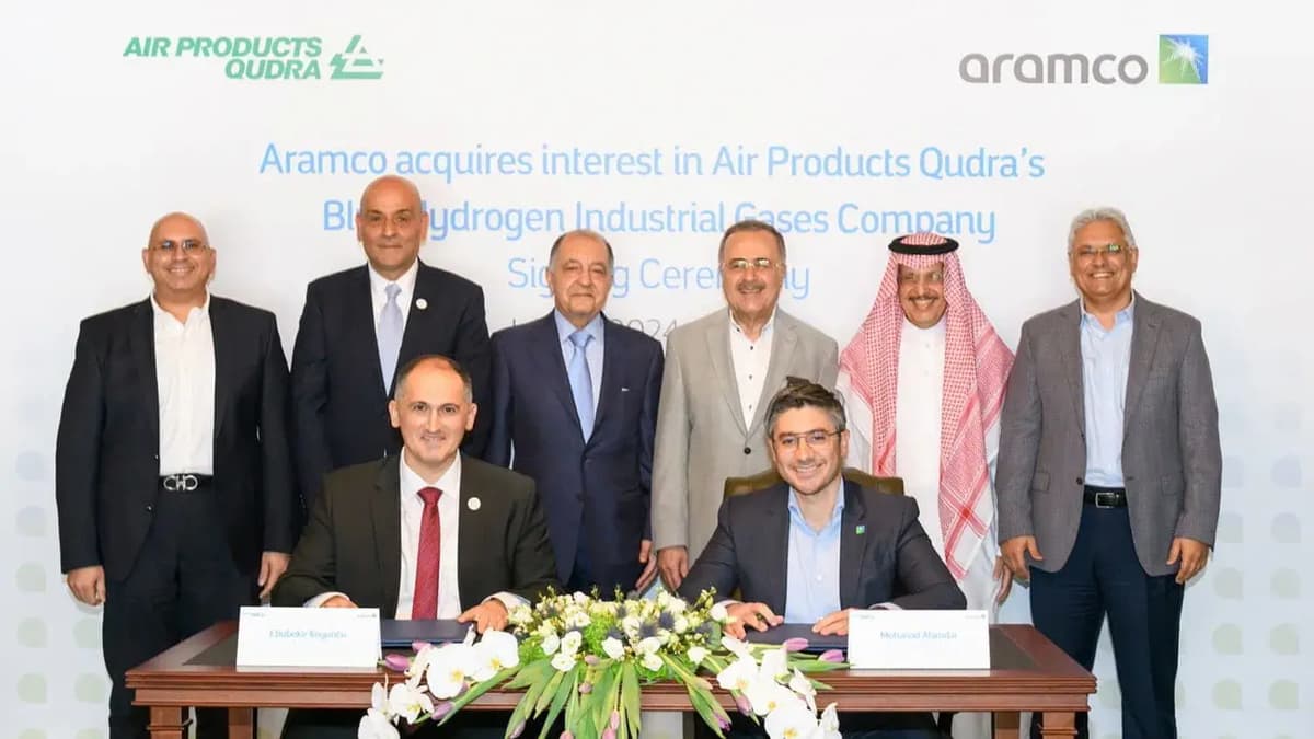 Aramco to buy 50% stake in Air Products Qudra’s blue hydrogen business | Power