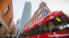 london double decker bus