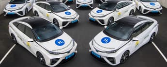 Hydrogen taxi fleet celebrates milestone