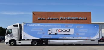 “World’s first” hydrogen refrigerated semi-trailer