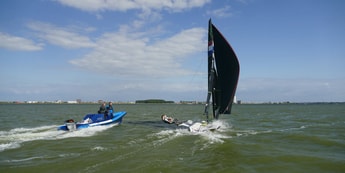 Hydrogen-powered rib launched for the 2023 World Sailing Championships