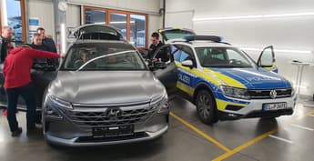 Osnabrück Police to trial hydrogen car