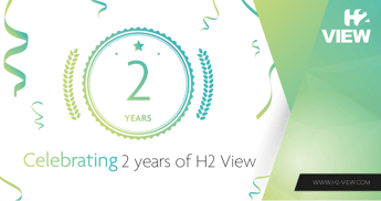 It’s almost H2 View’s birthday; here’s the exciting things we’ve got planned
