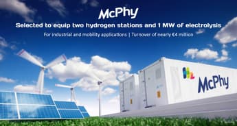 McPhy to equip two hydrogen stations and 1MW electrolysis