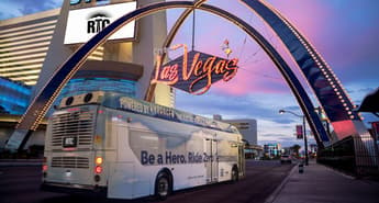 Hydrogen-powered buses take to the streets of Las Vegas