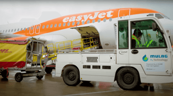 Hydrogen powers baggage tractor at UK airport in easyJet trial