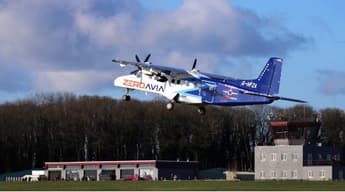 ZeroAvia records first flight powered by hydrogen-electric engine