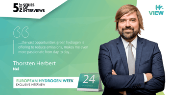 European Hydrogen Week: An interview with Nel Hydrogen’s Thorsten Herbert