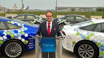 Edmonton International Airport and Toyota to put 100 hydrogen-powered Mirais on Alberta’s roads