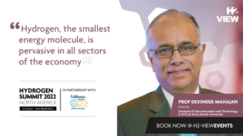 Prof. Devinder Mahajan: Hydrogen, the smallest energy molecule, is pervasive in all sectors of the economy
