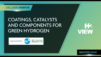 Coatings, Catalysts and Components for Green Hydrogen coming to H2 View webinars