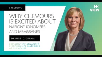 Why Chemours is excited about hydrogen and the role of Nafion ionomers and membranes