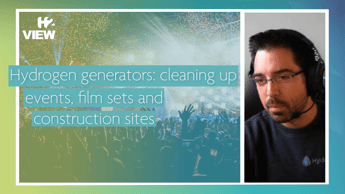 Video: Hydrogen generators: cleaning up events, film sets and construction sites