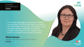 Women in Hydrogen: Mirela Atanasiu