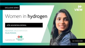 Women in hydrogen: Atri Akanksha Biswal, Plug Power