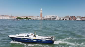 Venice’s waterways welcome a hydrogen-powered delivery service