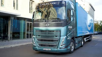 Volvo delivers electric trucks featuring hydrogen-produced steel to Amazon and DFDS